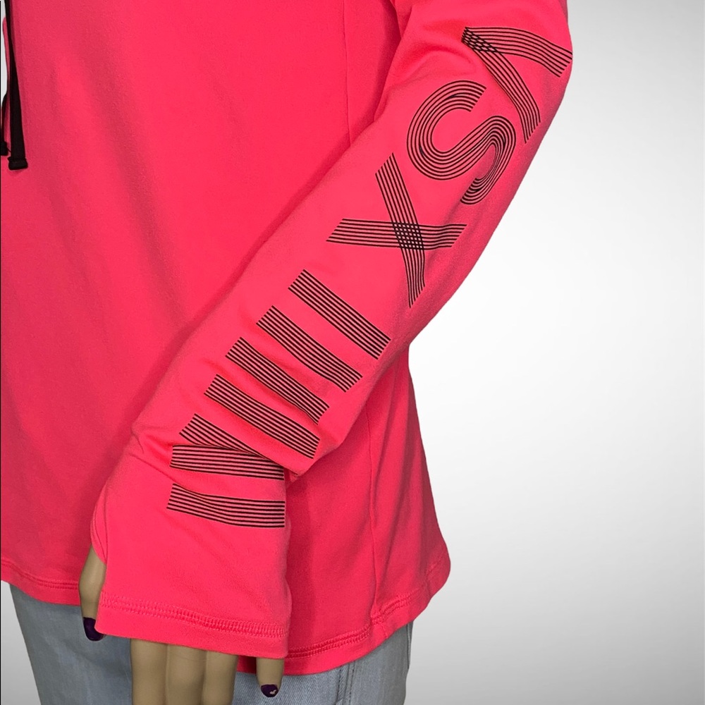 Victoria's Secret Sport VSX Turtleneck Performance Pink Shirt Top Size XS VGC - Picture 2 of 4